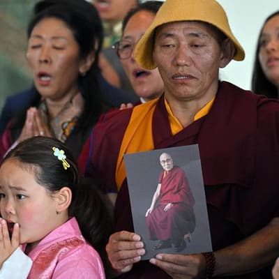 Tibetans protest Chinese repression in Australia