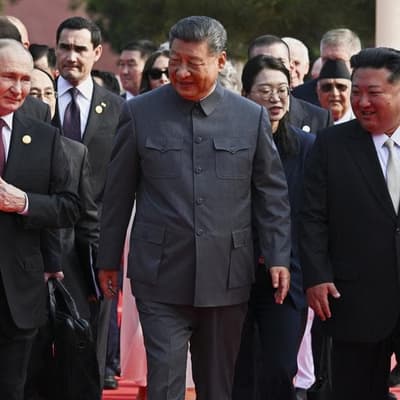 China's Xi projects power at parade with Putin and Kim