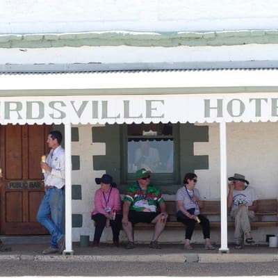 Check out, but the Birdsville Hotel never leaves you