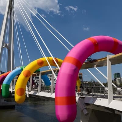 Over the river and into the sky, festival takes flight