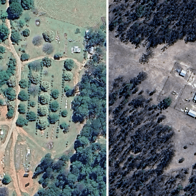 Old image falsely claimed to show scene of recent cop killing