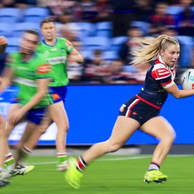 Aiken leads Roosters to 10th straight 2025 win