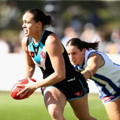 Port hold on to beat Demons in powerful AFLW boilover