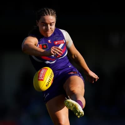 Dockers reign supreme in wet and wild AFLW derby slog