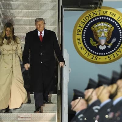 Trump arrives in Britain for second state visit