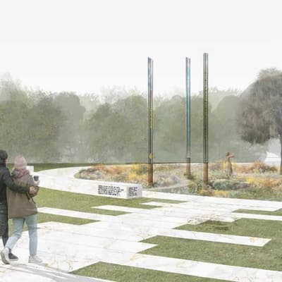 Vibrant memorial to kids lost in jumping castle tragedy