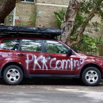 Foolish way two anti-Semitic vandals fled their crime