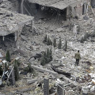 'Massive attack': Russia pounds Kyiv with air assault