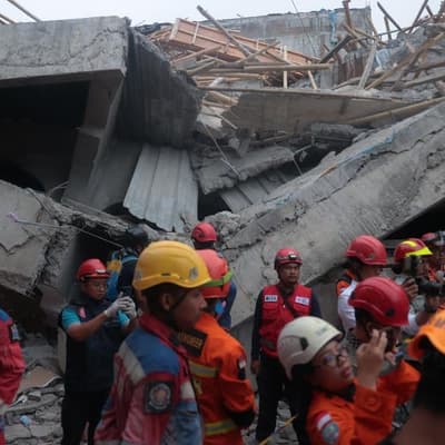 Three dead after Indonesian school building collapses