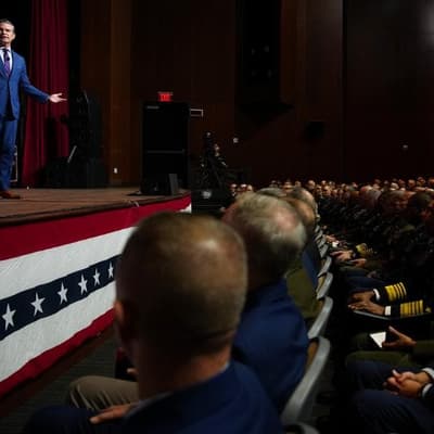 Hegseth criticises 'fat generals' in US army pep rally