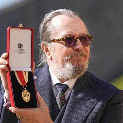 Arise, Sir Gary: actor knighted by fan Prince William