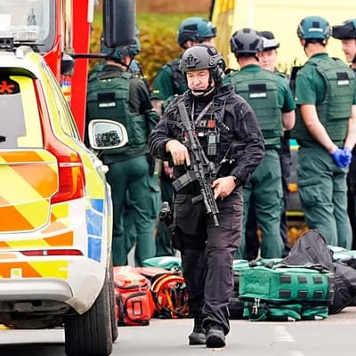 Two dead, suspect shot in attack near UK synagogue