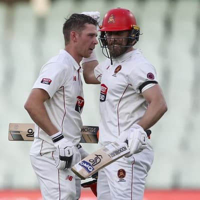 Hunt, Lehmann score tons to give SA control in Shield