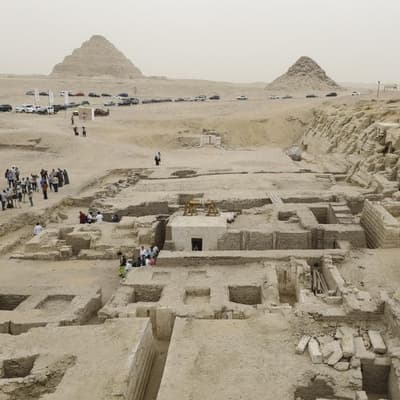Pharaonic art vanishes from Egypt's Saqqara necropolis
