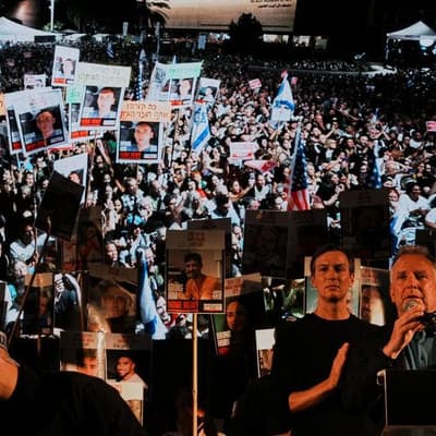 US envoy Witkoff talks at Israel hostage families rally