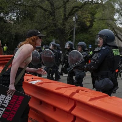 Violent protest clashes cast safety cloud over city