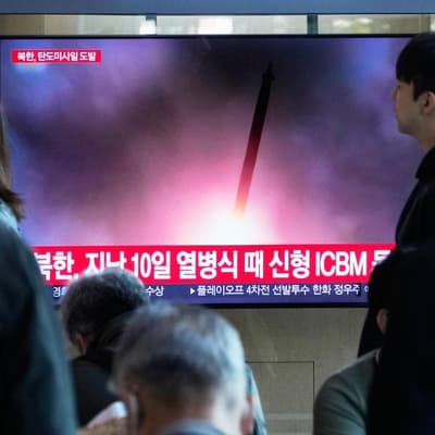 N Korea fires missiles before leaders meet in S Korea