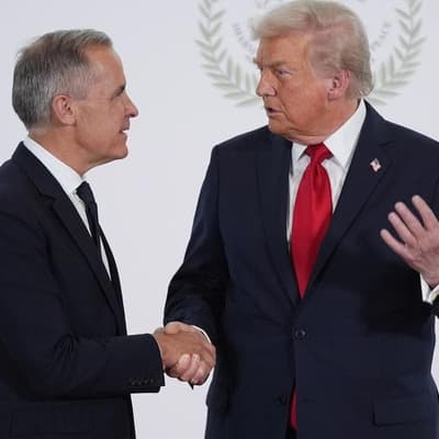 Trump cancels trade talks with Canada over tariffs ad