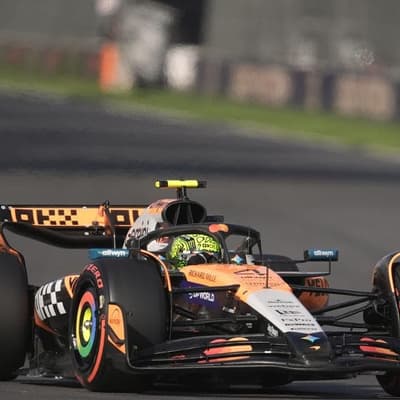 Piastri struggles as Norris takes pole in Mexico