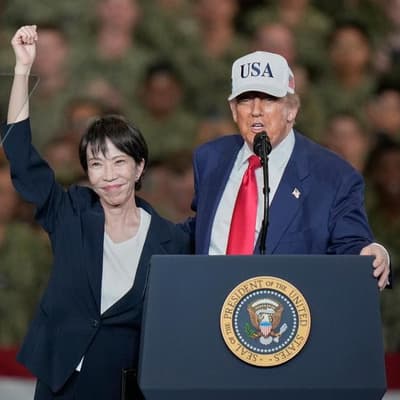 Trump lauds Japan's 'great' PM, inks rare earths deal