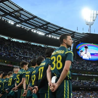 Silence falls on stadium as thousands mourn teen's life