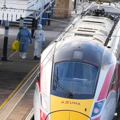 UK police charge man over stabbing rampage on train