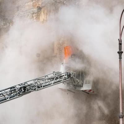 Worker trapped under collapsed Rome medieval tower dies