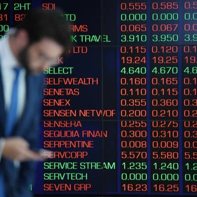 Australian shares edge higher as investor nerves linger