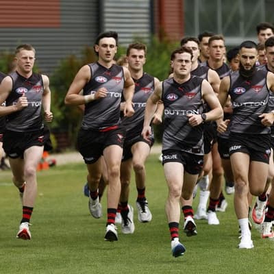 Merrett a no-show as Bombers kick off pre-season