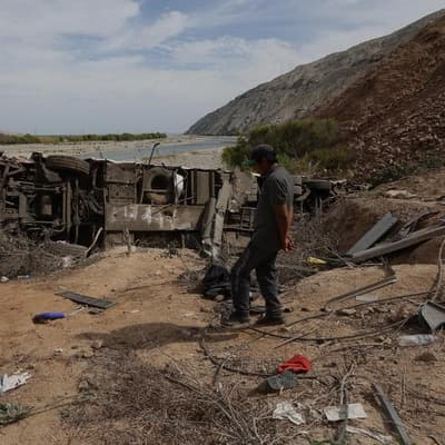 At least 37 killed as bus falls into ravine in Peru