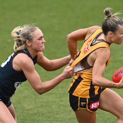 Blues wary of wounded Hawks in AFLW semi-final