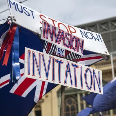 'Go home': neo-Nazi's visa torn up after shock protest