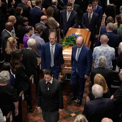 Hollywood royalty leads farewell to talkback radio king