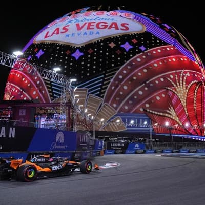 Piastri struggles, Norris fastest in Las Vegas practice