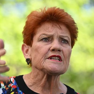 Hanson defiant after Senate ban for 'despicable' stunt