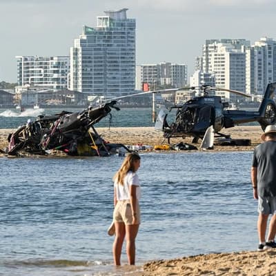 Ground worker blamed herself for horror chopper crash