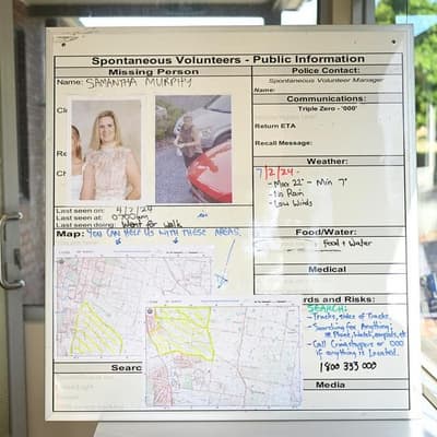 Targeted police search for missing mother's body