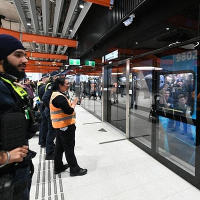 'Dangerous': firies disrupted train line on opening day