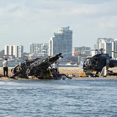 Chopper pilot 'had breakdown, took drugs' before crash