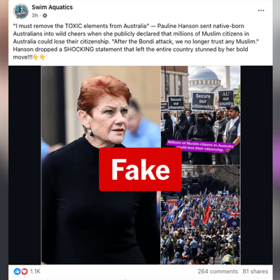 Disinformation operation targets Bondi terrorist attack