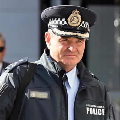 Top cop clarifies 'interference' in Lehrmann case