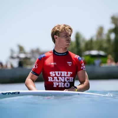 Ewing only Aussie to survive brutal Surf Ranch format