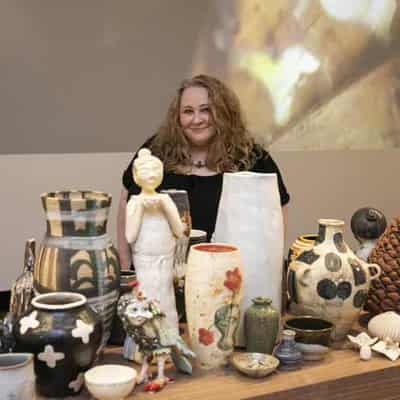 Life of making and collecting displayed in ceramic show