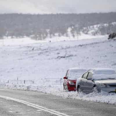 Slippery slope - police checking chains, booze at snow