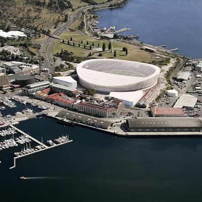 Political stoush over GST requests for Hobart stadium