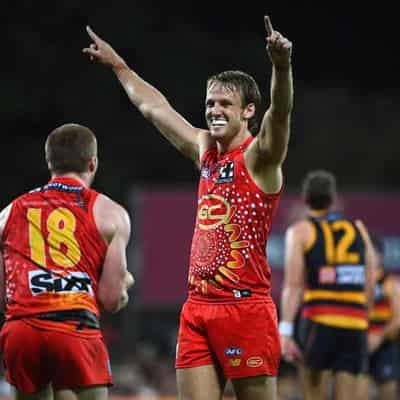 Suns scorch home for vital AFL win against Adelaide