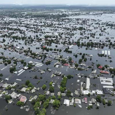 Ukraine says Russia blew up dam to prevent offensive