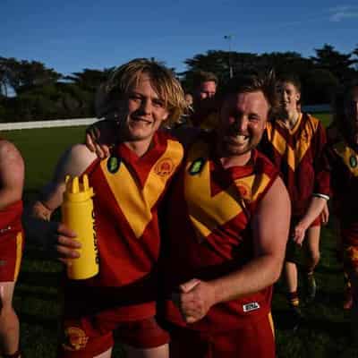 King Island footy keeps community kicking