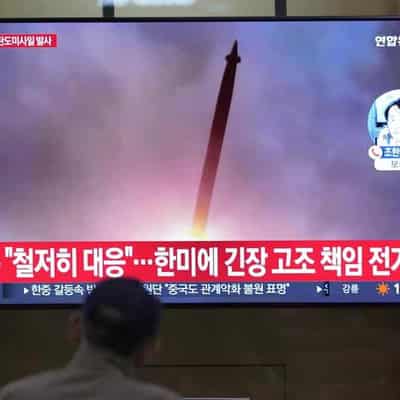 North Korea's ballistic missiles land in Sea of Japan