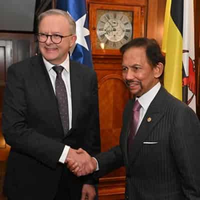 Albanese signs bilateral deal with Sultan of Brunei